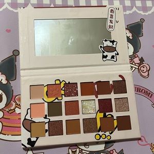 18 Color Neutral Warm-Toned Cow Themed Palette - NIB